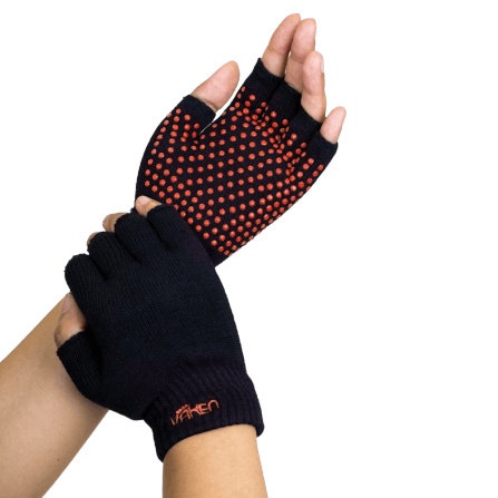  ถุงมือกันลื่น Vaken รุ่น Grip Gloves สีส้ม_2